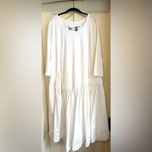 Rundholz black label white cotton dress